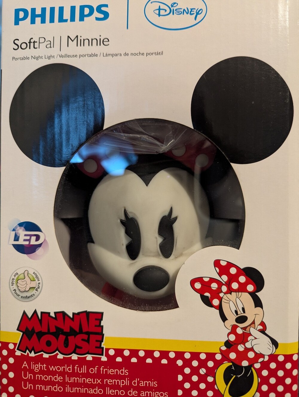 Philips SoftPal Minnie Portable Indoor LED Night Light